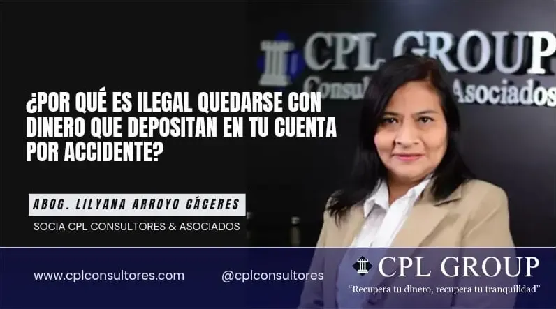 ¿Por qué es ilegal quedarse con dinero que depositan en tu cuenta por accidente?